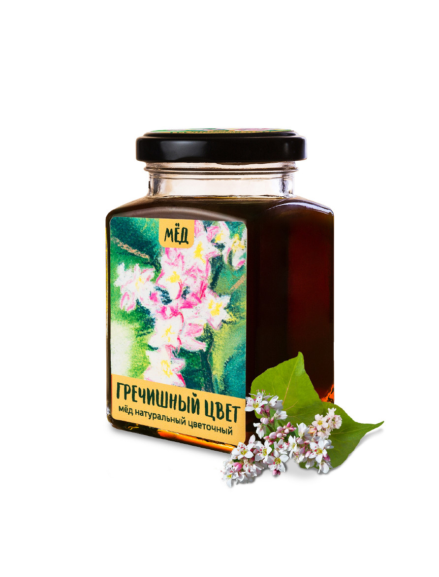 Мёд гречишный цвет