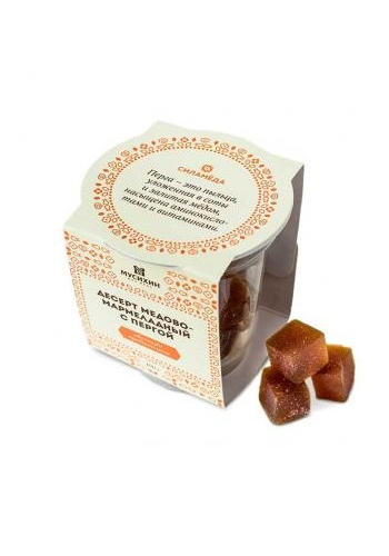 Десерт медово-мармеладный с пергой