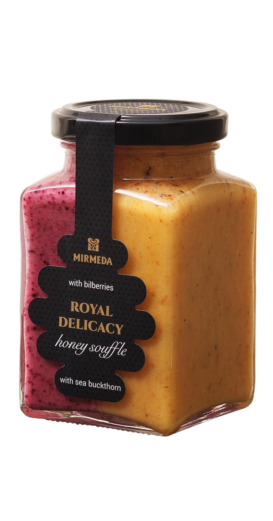 Медовое суфле с черникой/облепихой