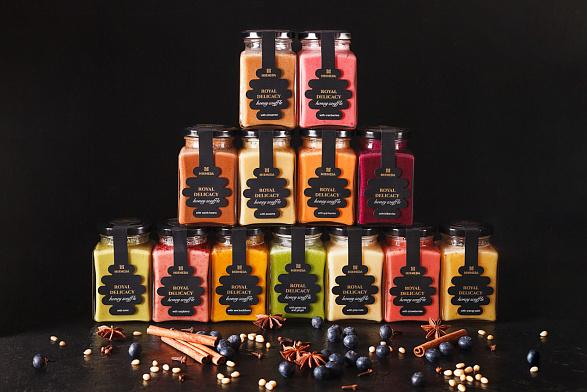 Медовое суфле с зеленым чаем и имбирем