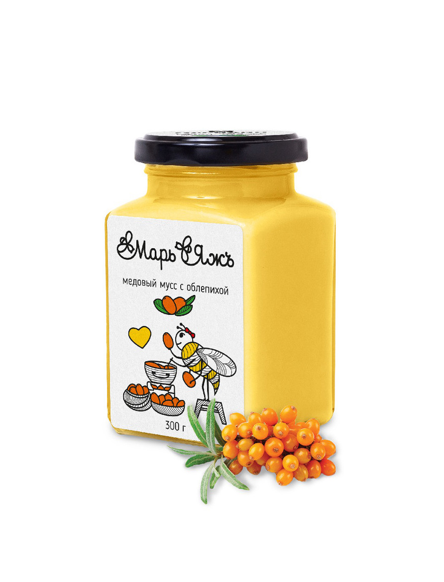 Медовый мусс с облепихой