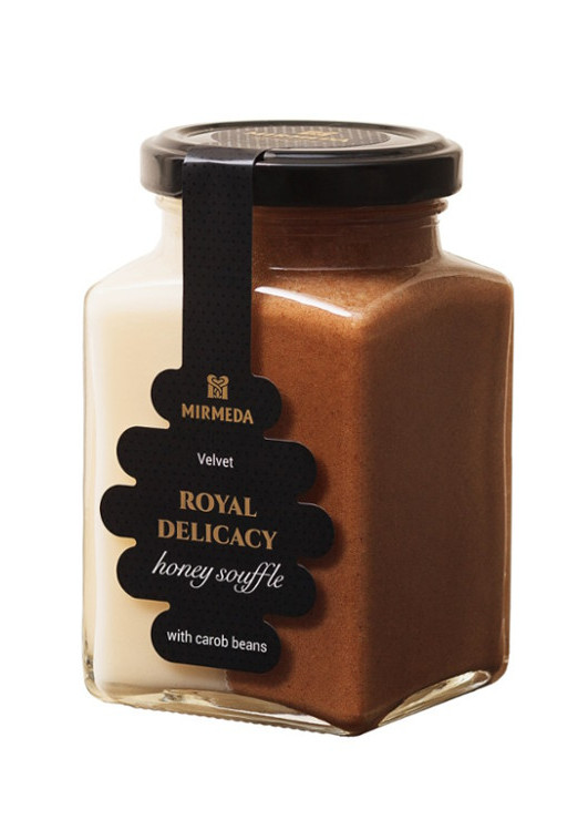 Мед "Царский бархат"/медовое суфле с плодами рожкового дерева 