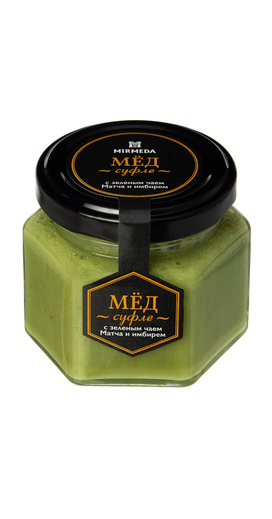 Медовое суфле с зеленым чаем и имбирем