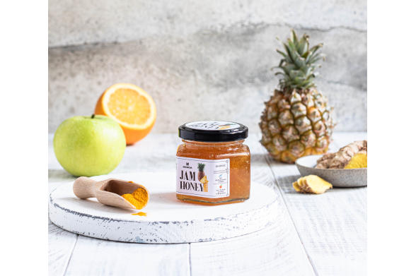 Джем на меду ананас мини