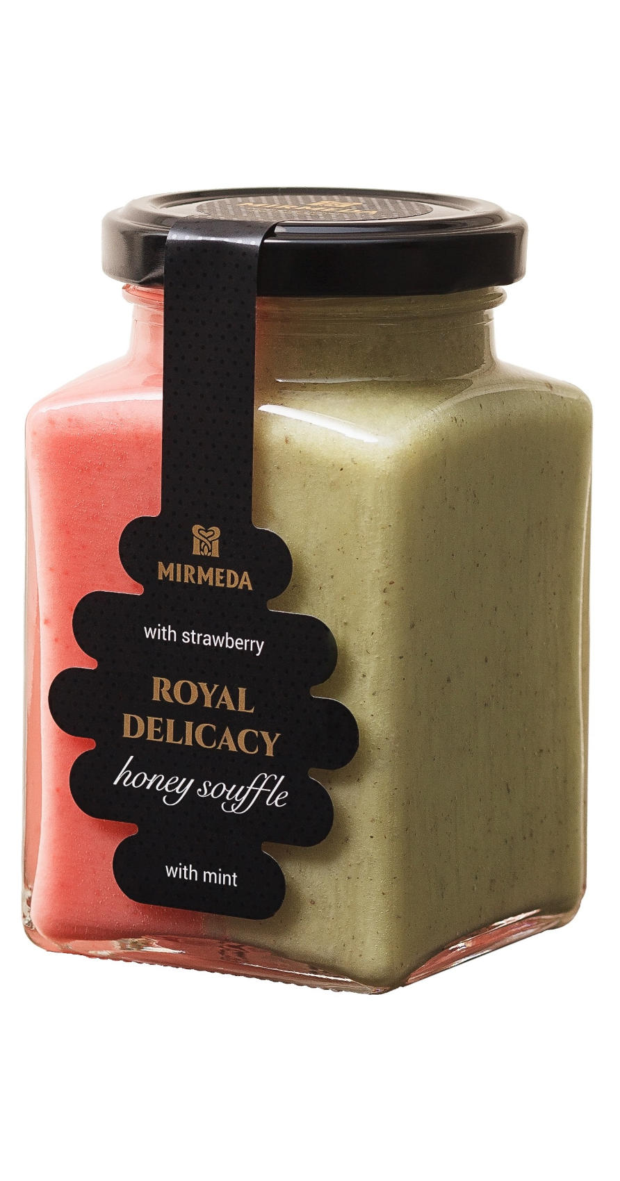 Медовое суфле с клубникой/с мятой