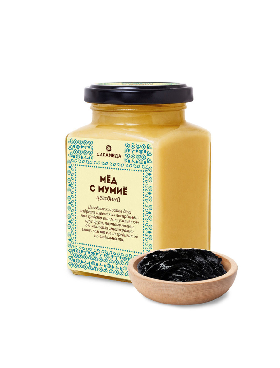 Натуральный мёд с мумиё
