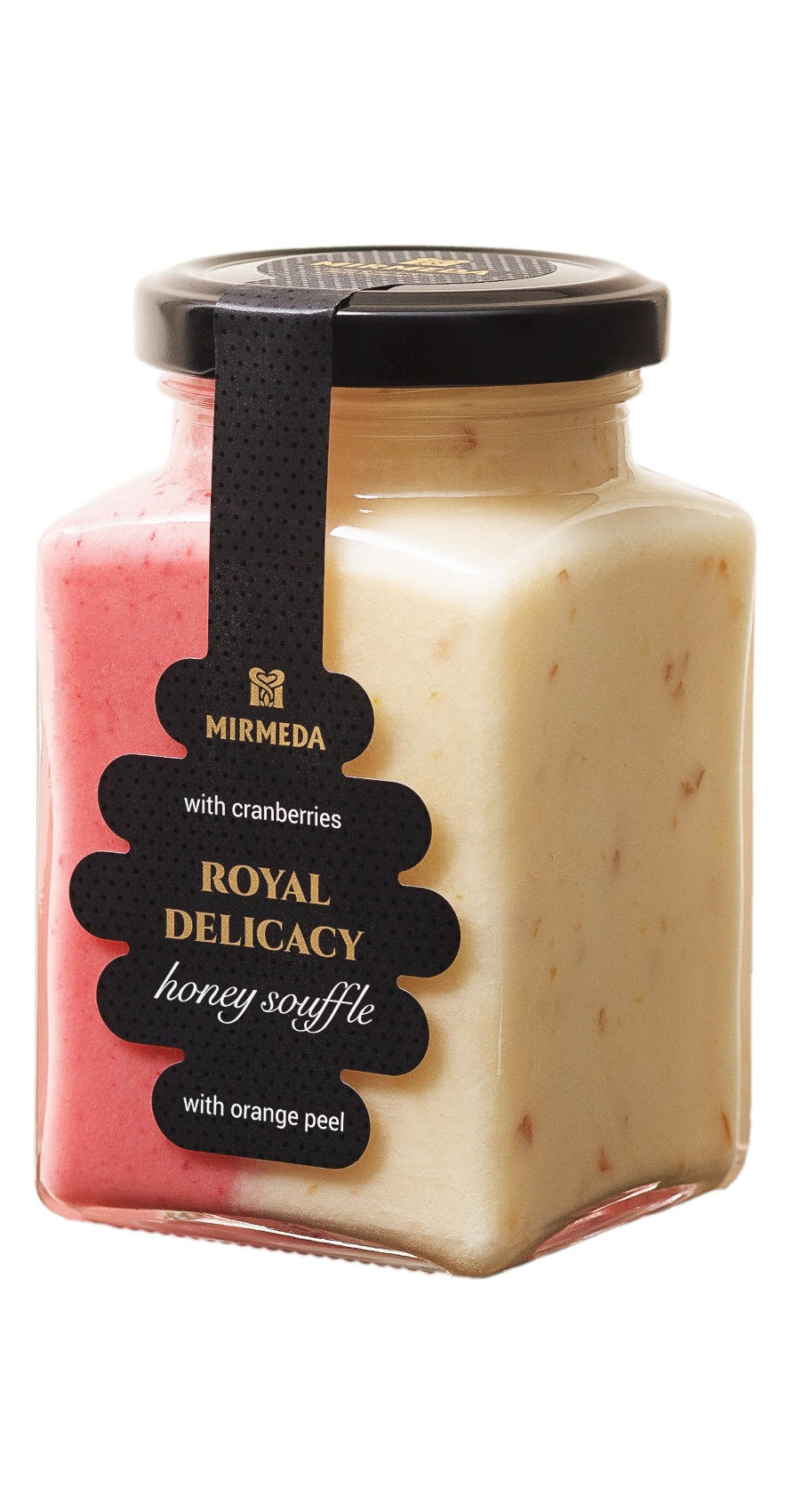 Медовое суфле с клюквой/с апельсиновой цедрой (340 г.)