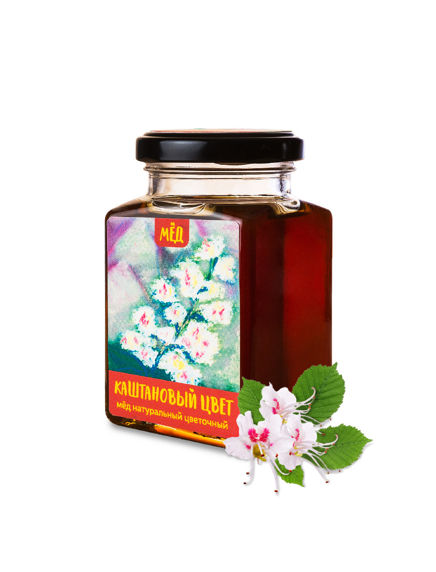Мёд каштановый цвет