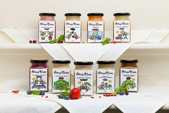 Медовый мусс с зеленым чаем и имбирем