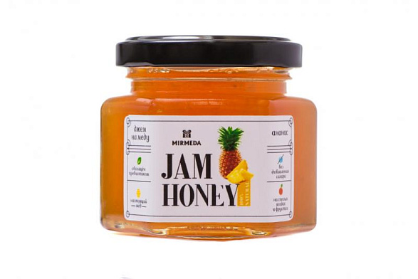 Джем на меду ананас мини