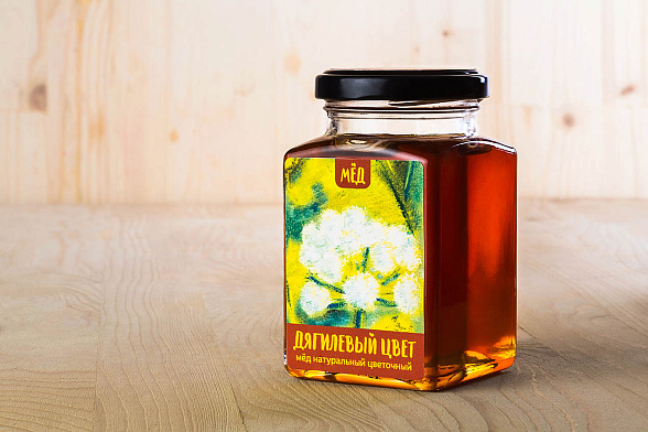 Мёд дягилевый цвет