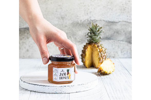 Джем на меду ананас мини