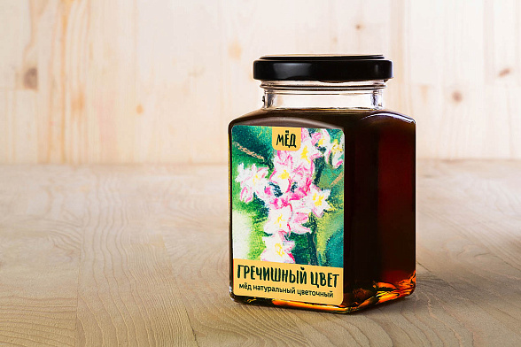 Мёд гречишный цвет