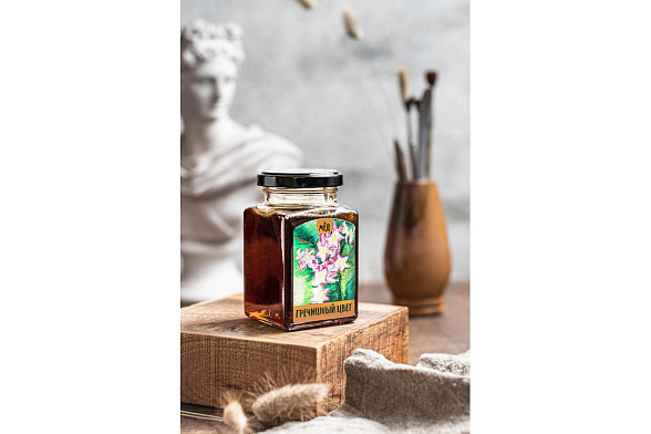 Мёд гречишный цвет