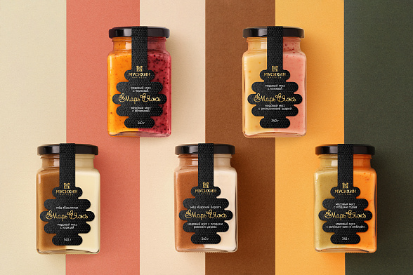 Взбитый мёд с ягодами годжи/зеленым чаем и имбирем