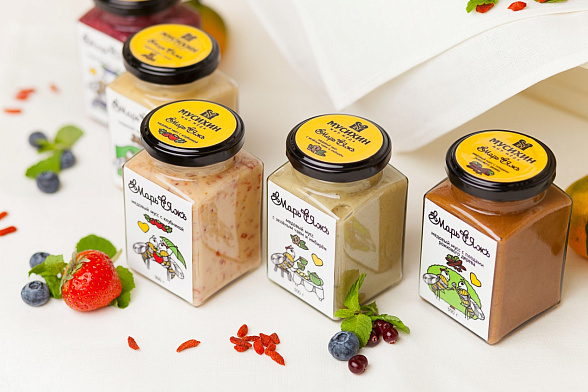 Медовый мусс с зеленым чаем и имбирем