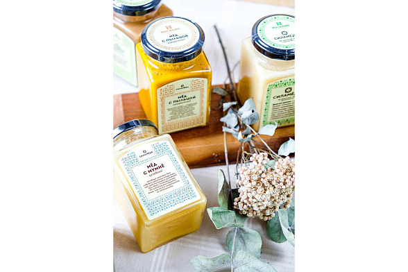 Натуральный мёд с пергой